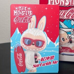 The Monsters Coca Cola Surf with Me Collectible Card
